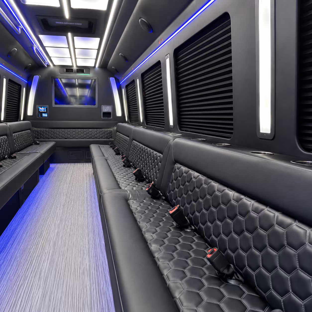 federal way party bus rentals inside